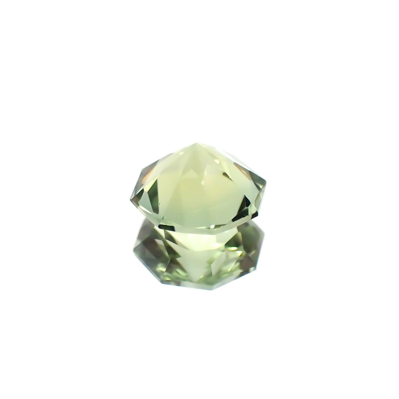 ◇オクタゴンカット◇グリーントルマリン(宝石名グリーン・トルマリン)ブラジル産 識別済 0.47ct / 5x5mm前後 [231124201]