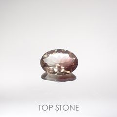バイカラーオレゴンサンストーン(宝石名バイカラー・ラブラドライト) アメリカ・オレゴン州産 0.85ct 識別済[210711948]8×5.8mm前後