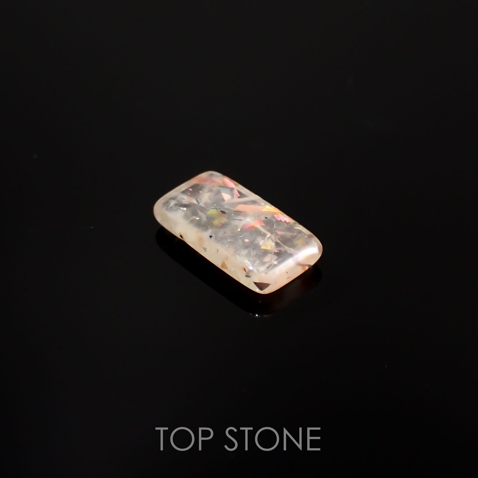 レインボーラティスサンストーン オーストラリア産 1.27ct[230220760]10x5.2mm前後