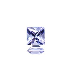 ◇プリンセスカット◇タンザナイト(宝石名タンザナイト)タンザニア産 0.45ct 識別済[250330003]4.3x4.2mm前後