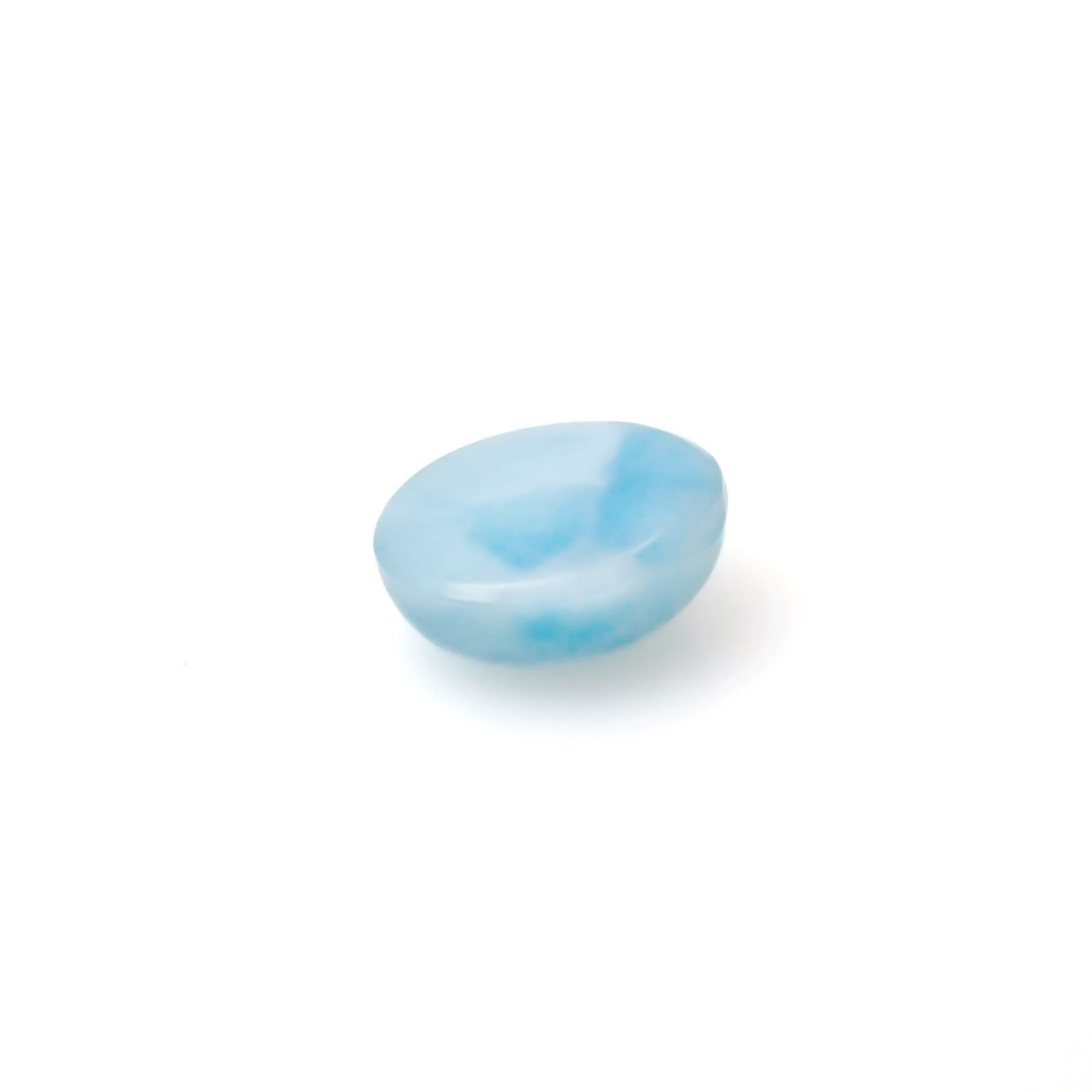 ラリマー(宝石名ブルー・ペクトライト)ドミニカ共和国産 3.94ct 識別済[231225265]10.9x8.9mm前後