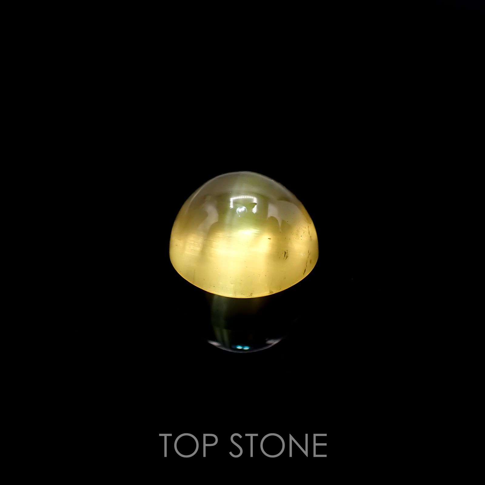 イエローベリルキャッツアイ(宝石名イエロー・ベリル キャッツアイ)ブラジル産 4.65ct 識別済[220917870]10.1x10mm前後