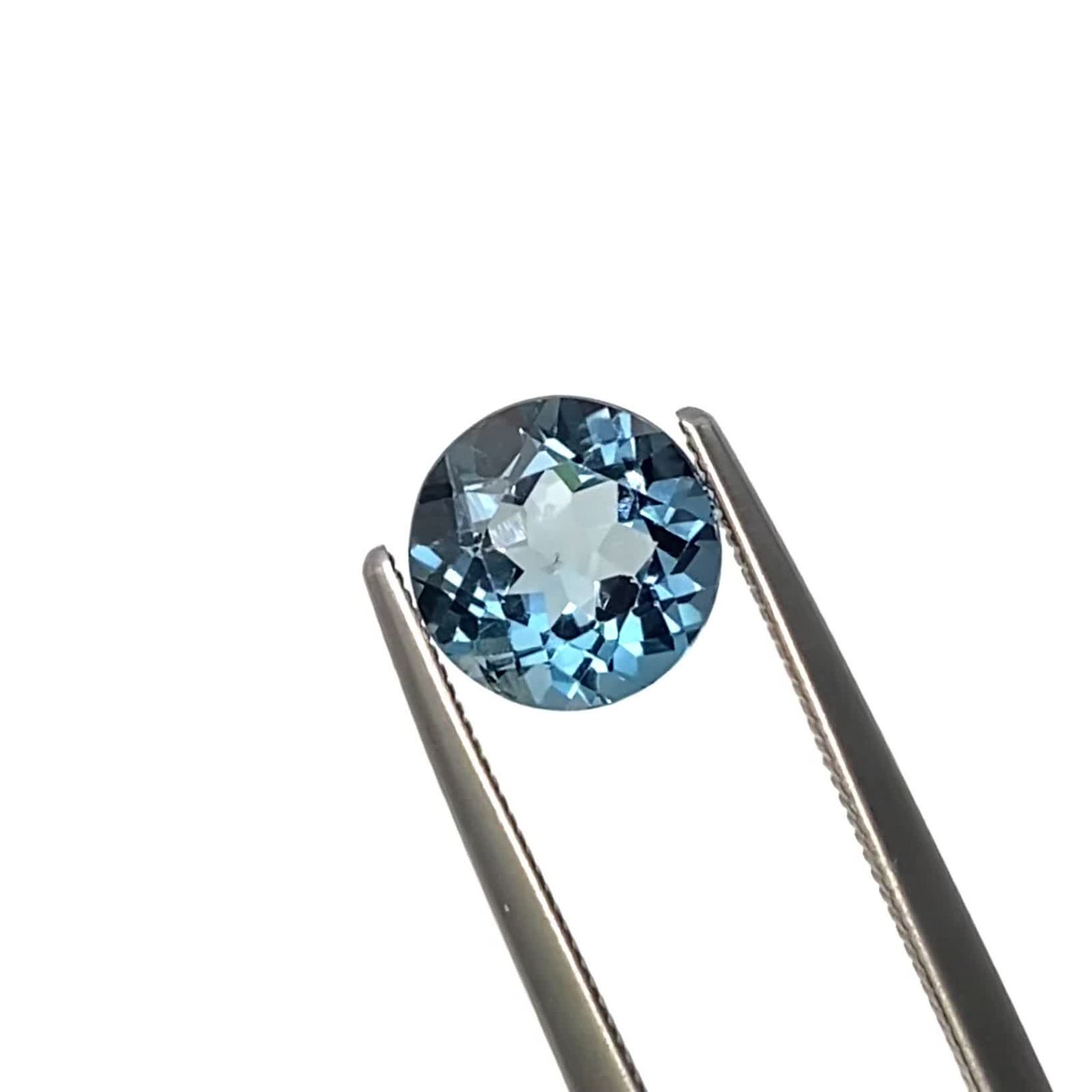 ロンドンブルートパーズ ブラジル産 1.96ct / 7.6x7.6mm前後