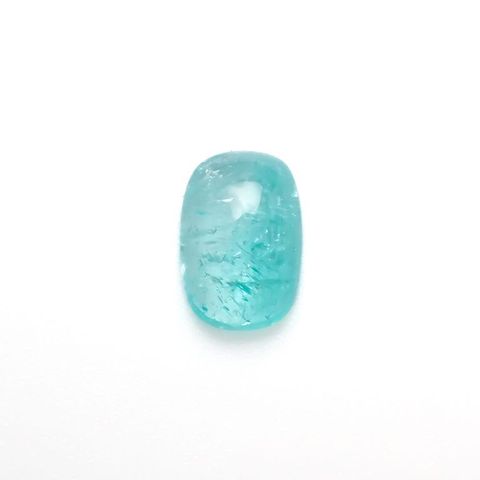 バイカラーパライバトルマリン(宝石名トルマリン/別名パライバ・トルマリン)ブラジル・キントス鉱山産 ソ付(宝貴協) 1.406ct / 8.6x5.8mm前後 [221018762]