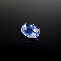 ◇カスタムカット◇レインボームーンストーン マダガスカル産 1.44ct [250229844]8.4x6.4mm前後