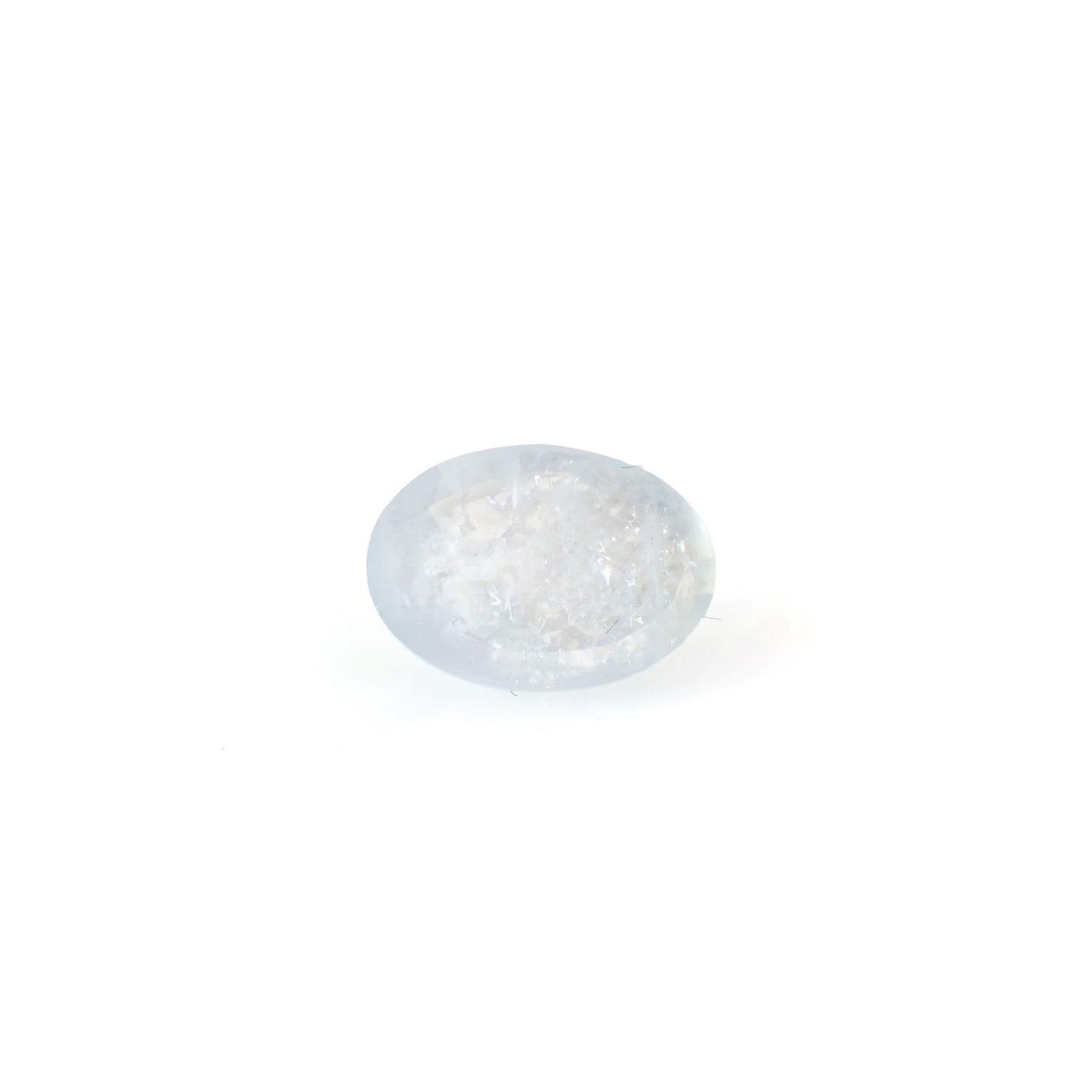 イリデッセンスアクアマリン ブラジル産 1.35ct [250730711]9.1x6.6mm前後