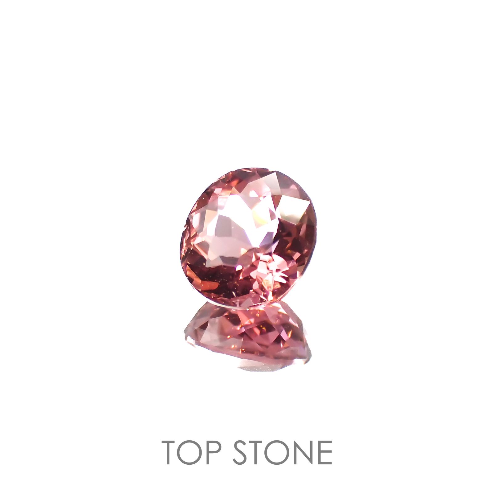 ローズピンクトルマリン(宝石名ピンク・トルマリン)ブラジル/アフリカ産 1.04ct 識別済[221018334]6.6x6mm前後