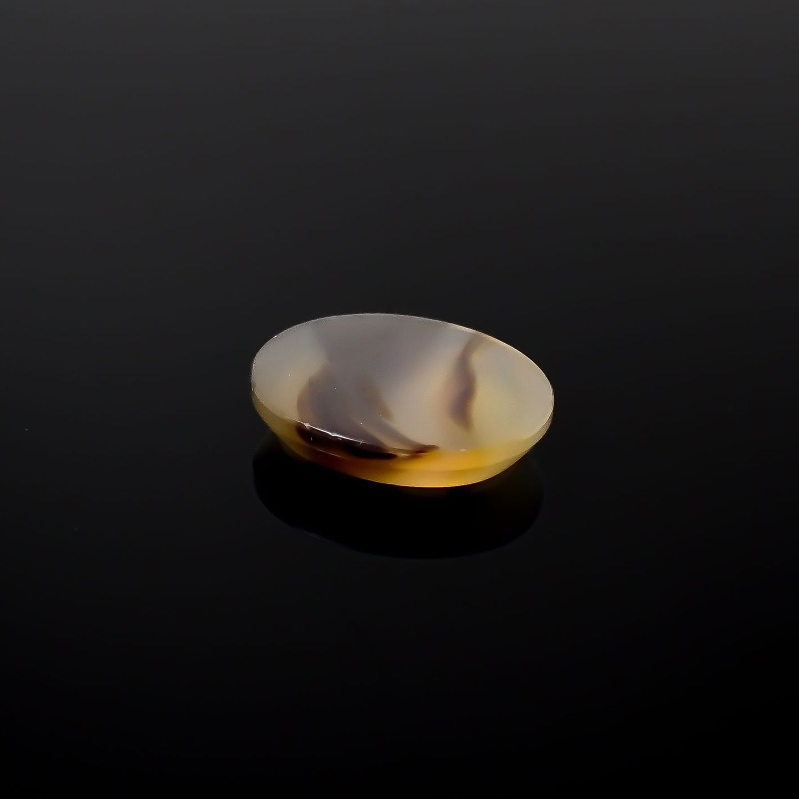 モンタナアゲート アメリカ・モンタナ州産 11.23ct / 19.1x15mm前後 [260127118]