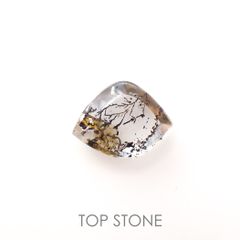 デンドリチッククォーツ ブラジル産 3.95ct[220817334]13.3x10.2mm前後