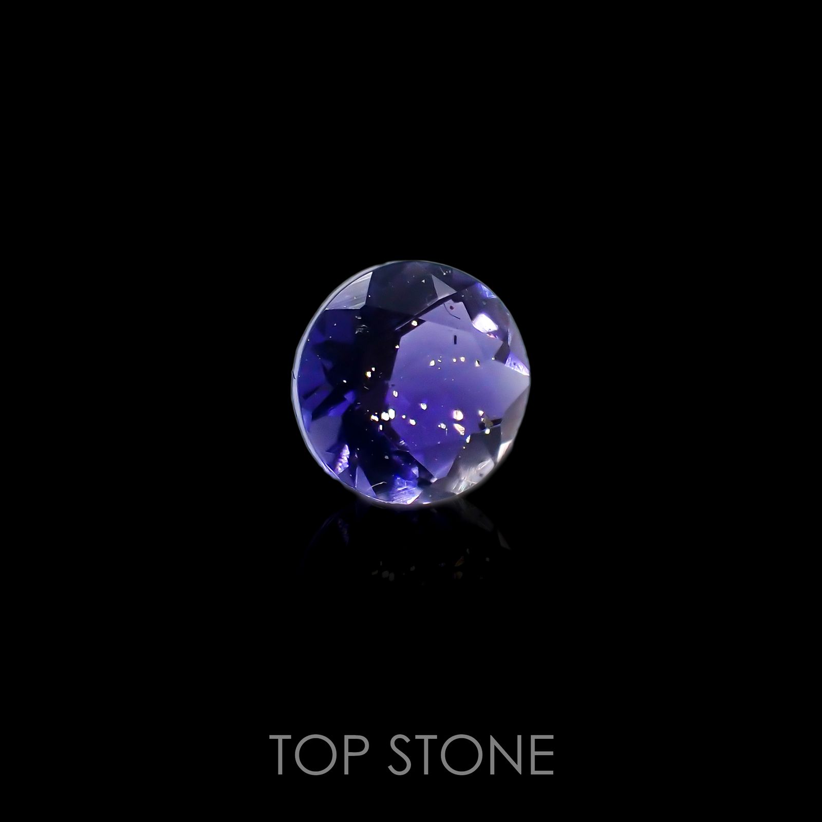 アイオライトサンストーン ブラジル・インド産 ルース 0.4ct[201812395]4.8×4.8mm前後