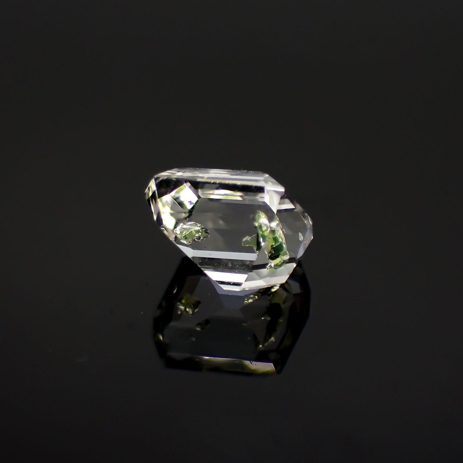 ◇カスタムカット◇オイルインクォーツ パキスタン産 0.95ct[240218533]7.2x5.9mm前後