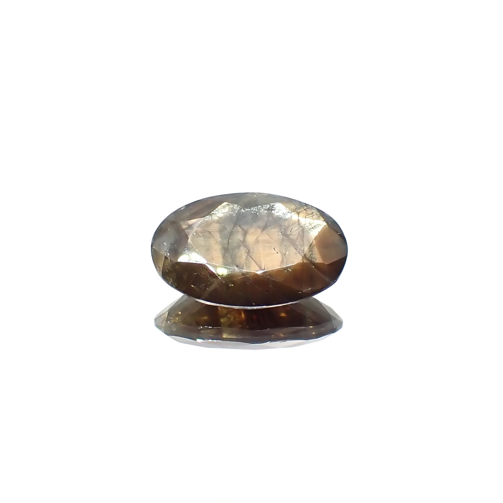 ゴールドシーンサファイア非加熱 ケニア産 3.42ct[230321334]12.1x8.1mm前後