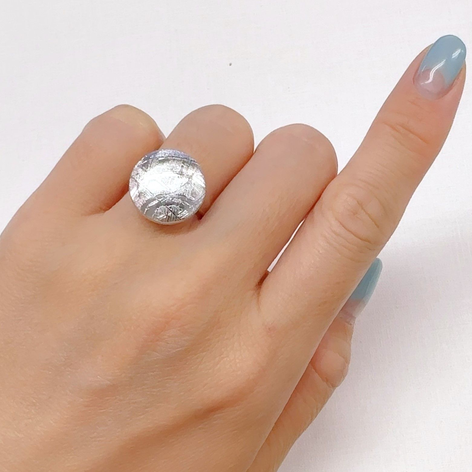 ムオニナルスタ隕石 発見地:スウェーデン 17.50ct[240125746]15.4x15.4mm前後