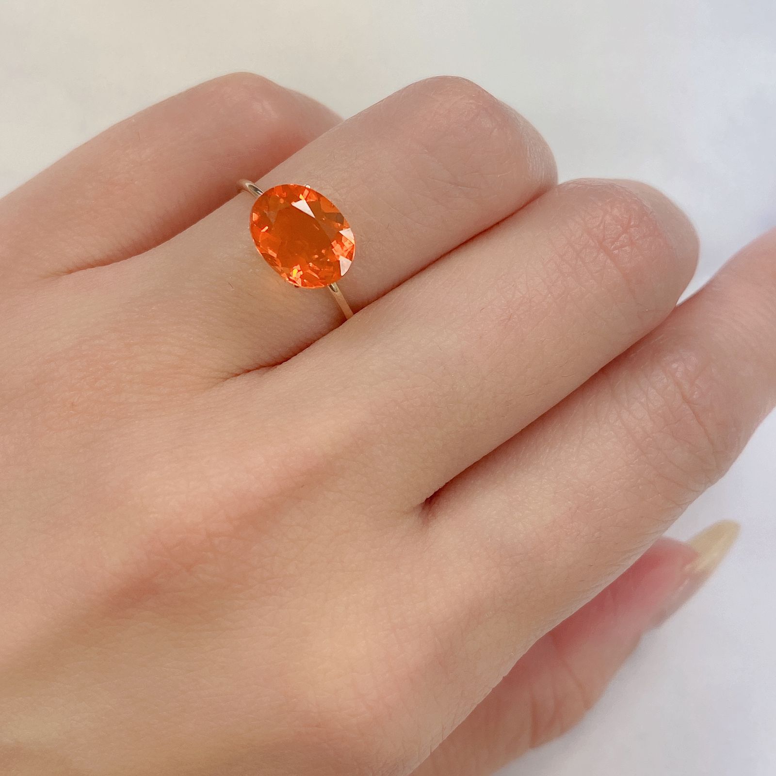 ファイヤーオパール(宝石名ファイヤー・オパール) メキシコ産 1.56ct