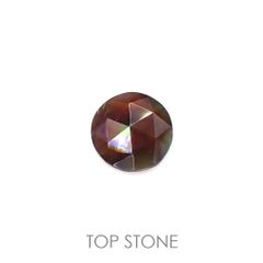 レインボーガーネット 日本・奈良県天川村産 0.98ct[220515985]5.9x5.8mm前後