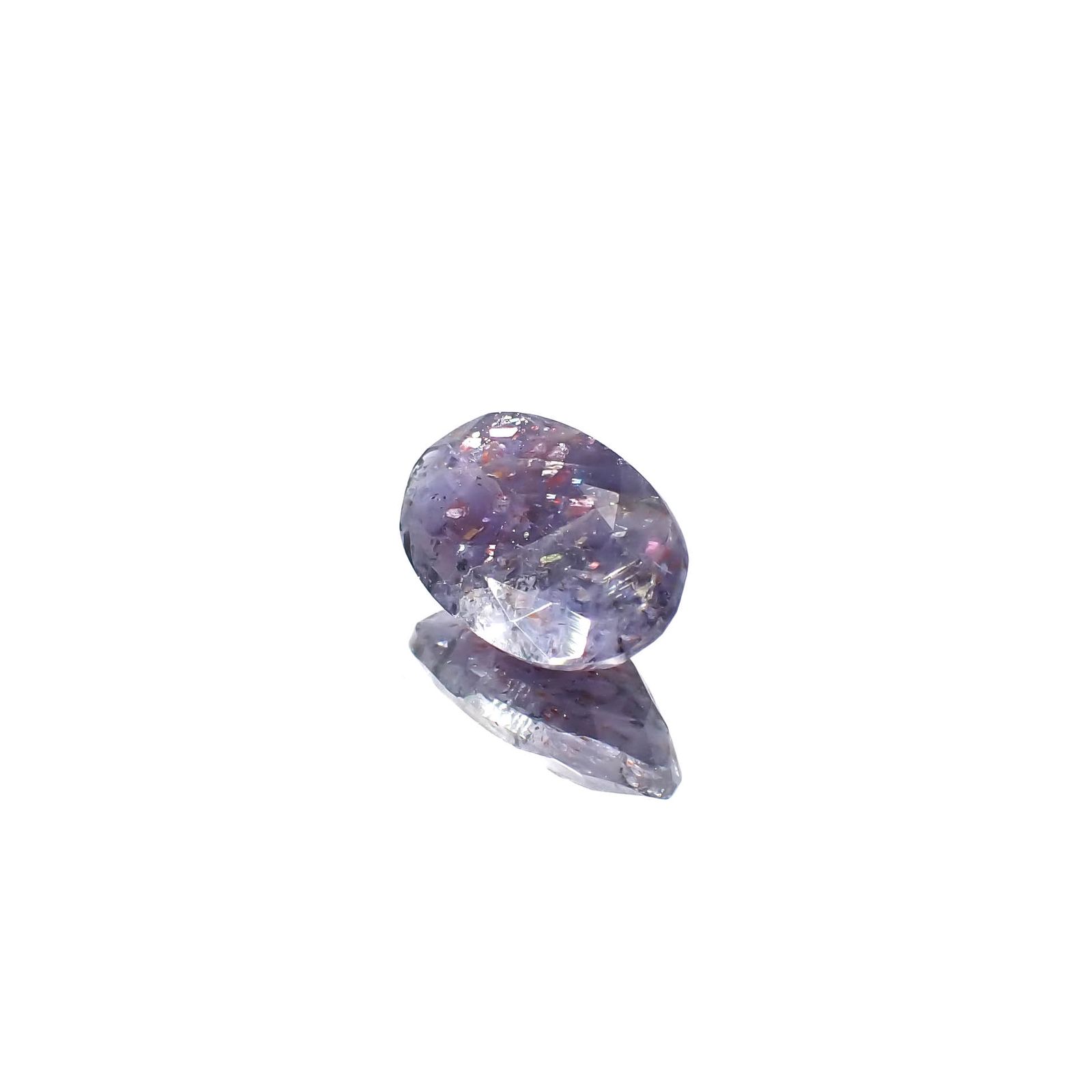 ブラッドショットアイオライト インド産 4.24ct[230321203]13.9x8.9mm前後
