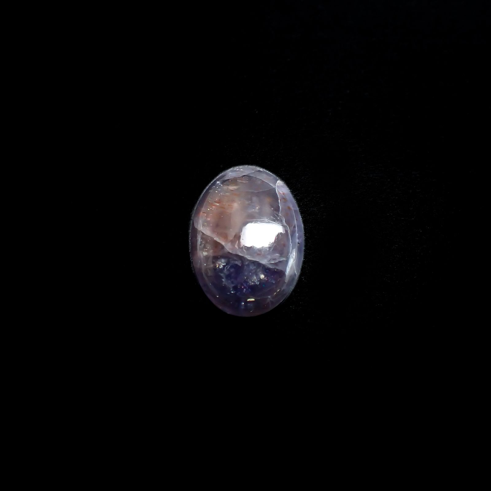 ブラッドショットアイオライト インド産 6.64ct[240226179]16.3x12mm前後