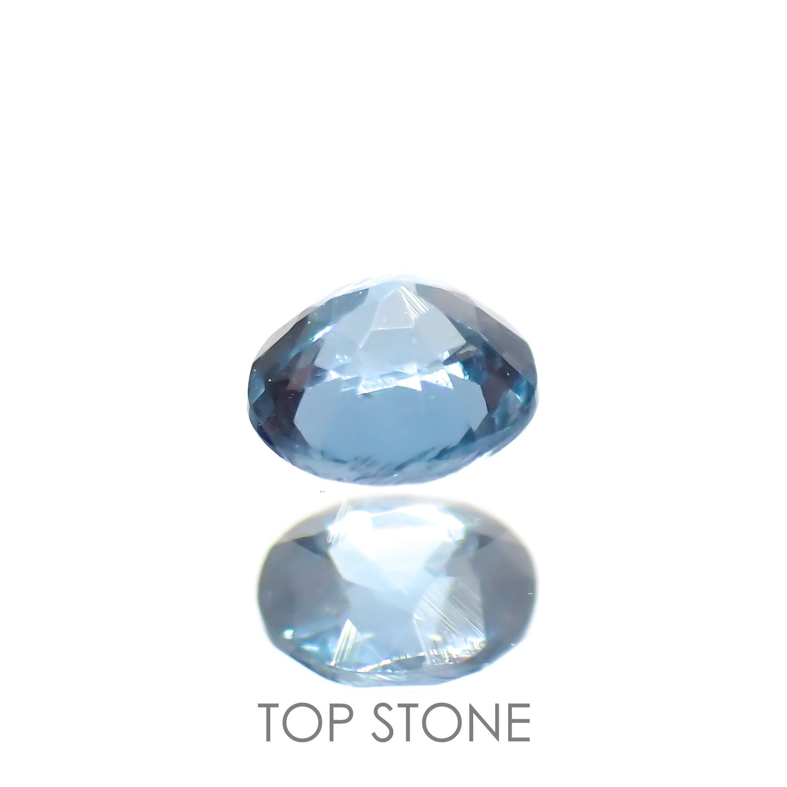 オーシャンブルーカイヤナイト(宝石名カイヤナイト) インド産 0.14ct 識別済[210812356]3.1×3.1mm前後