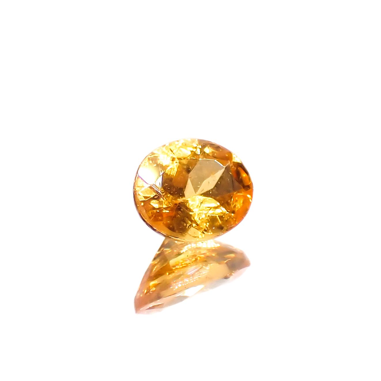 スペサルティンガーネット ナイジェリア産 0.43ct[230923381]5x3.9mm前後