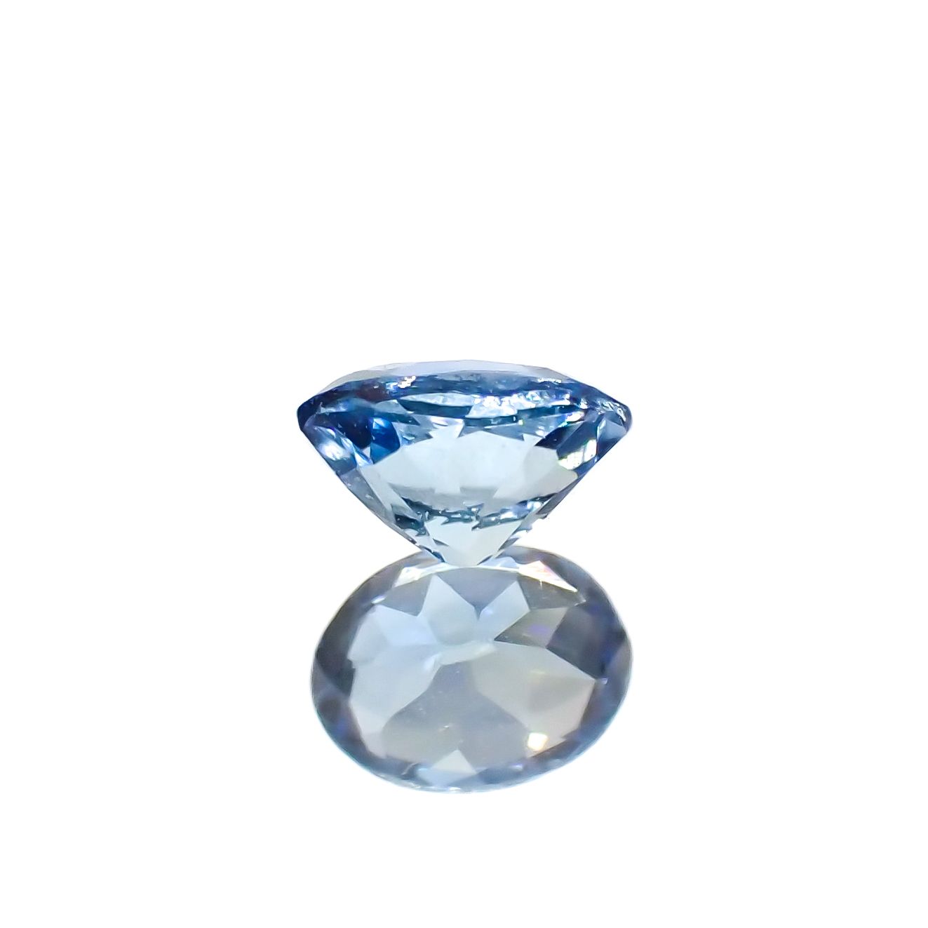 サンタマリアアクアマリン ブラジル産 0.17ct[230923518]4.1x3.1mm前後