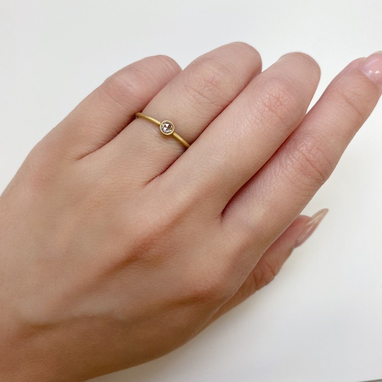 ◇ローズカット◇ダイヤモンド SI-VS / D-G  ルース 0.051ct[210610905]2.9×2.9mm前後