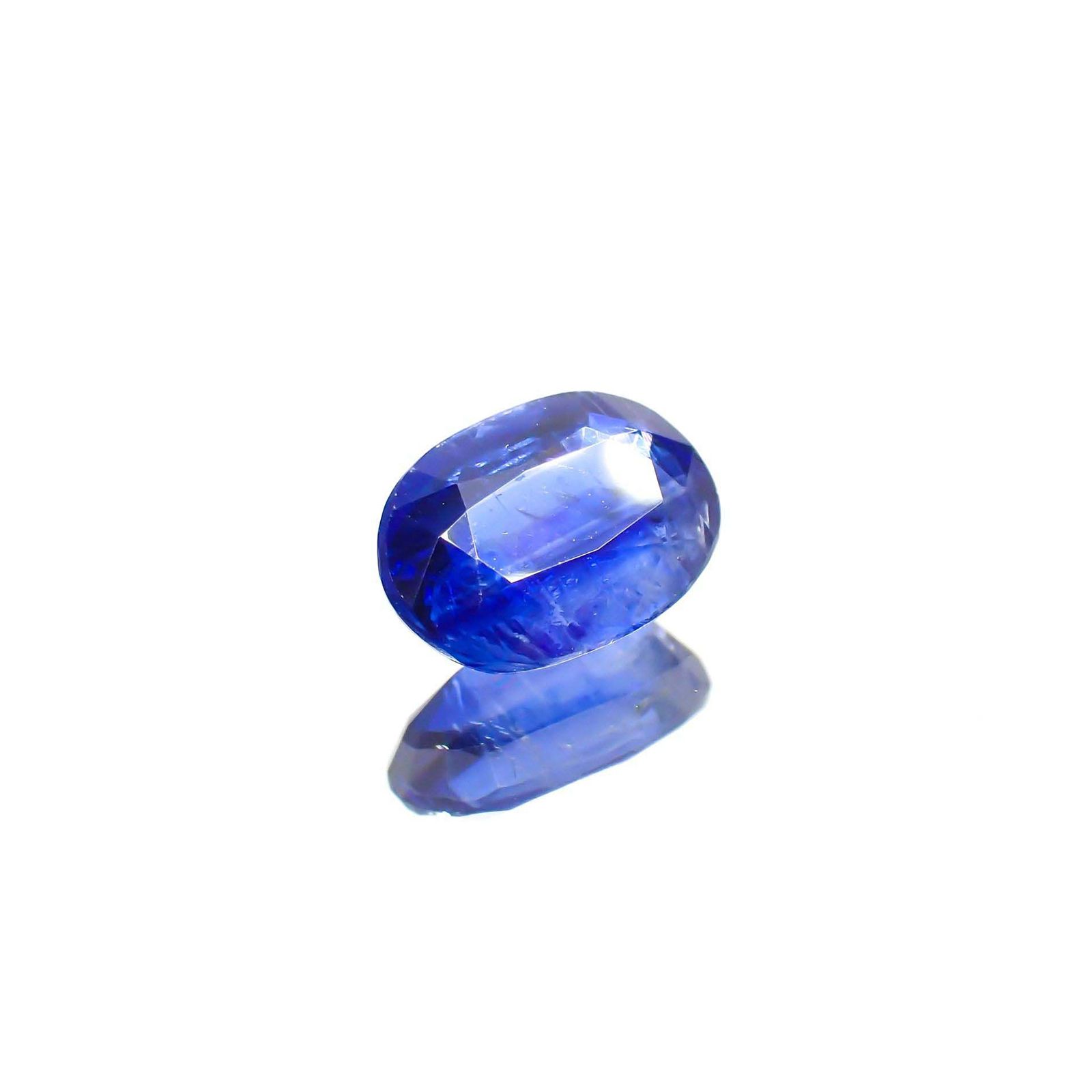 カイヤナイト(宝石名カイヤナイト)ネパール産 識別済 1.00ct / 7.2x5.2mm前後 [230622477]
