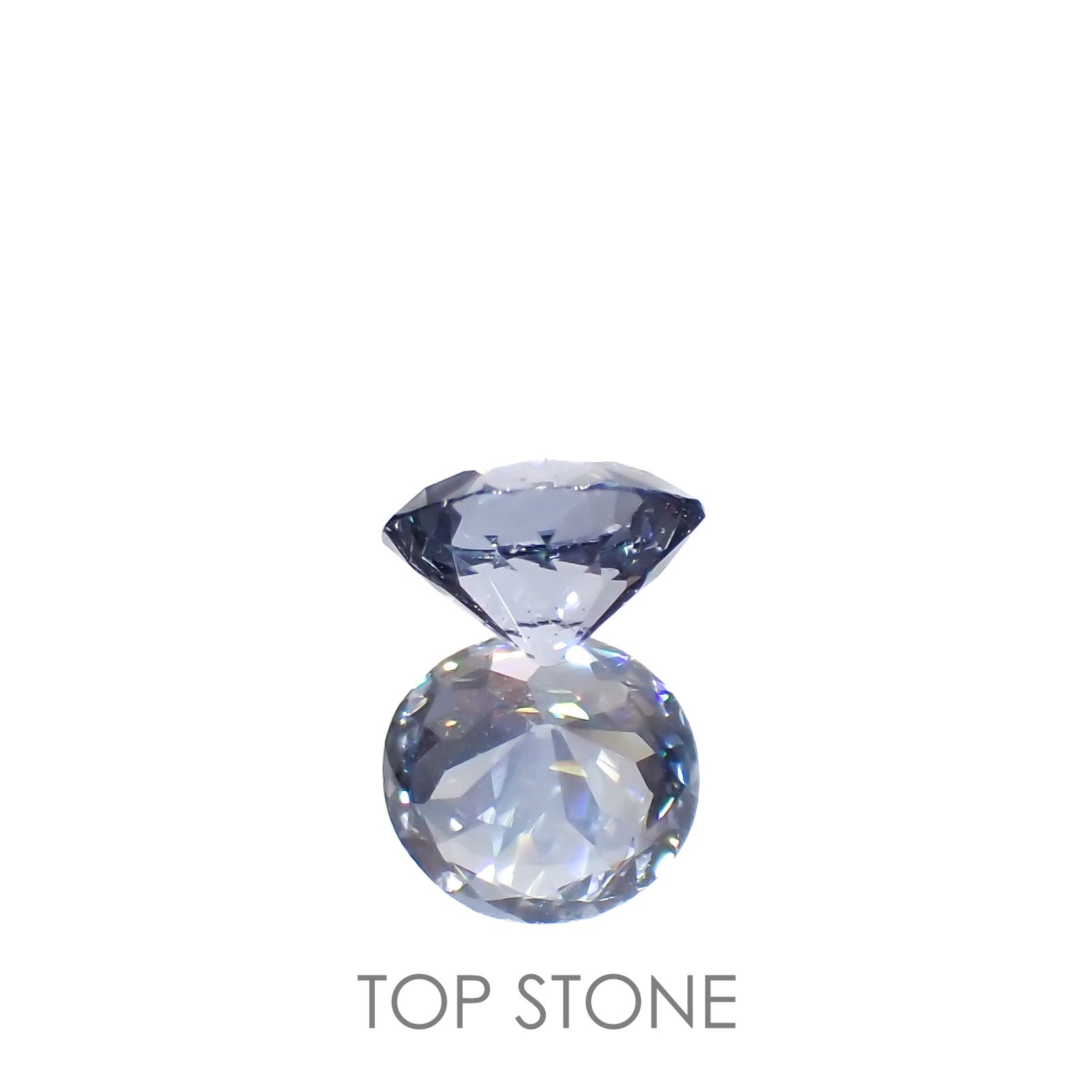 グレイッシュブルースピネル(宝石名スピネル)ビルマ/マダガスカル産 0.29ct 識別済[230119904]4.3x4.1mm前後