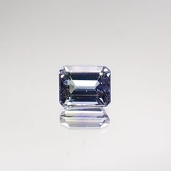 パーティカラータンザナイト(宝石名パーティカラード・ゾイサイト) タンザニア産 0.619ct ソ付(彩珠)[210711576]5×4mm前後