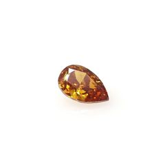 オレンジダイヤモンド SI-2 | FANCY DEEP YELLOWISH ORANGE(宝石名ダイアモンド) ソ付(CGL) 0.122ct / 4.07x2.77mm前後 [240427041]