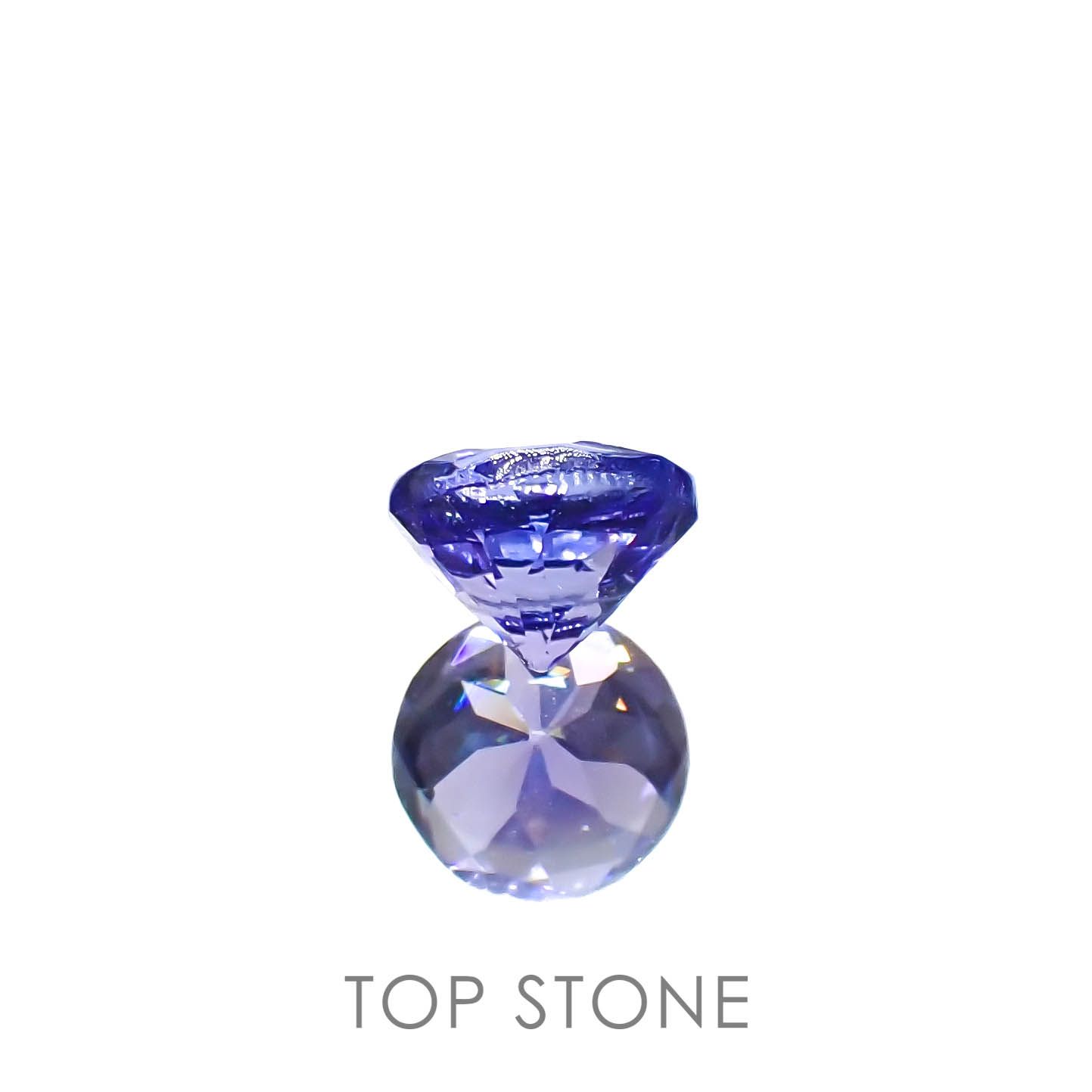 タンザナイト(宝石名タンザナイト)タンザニア産 0.55ct 識別済[230120202]4.9x4.9mm前後