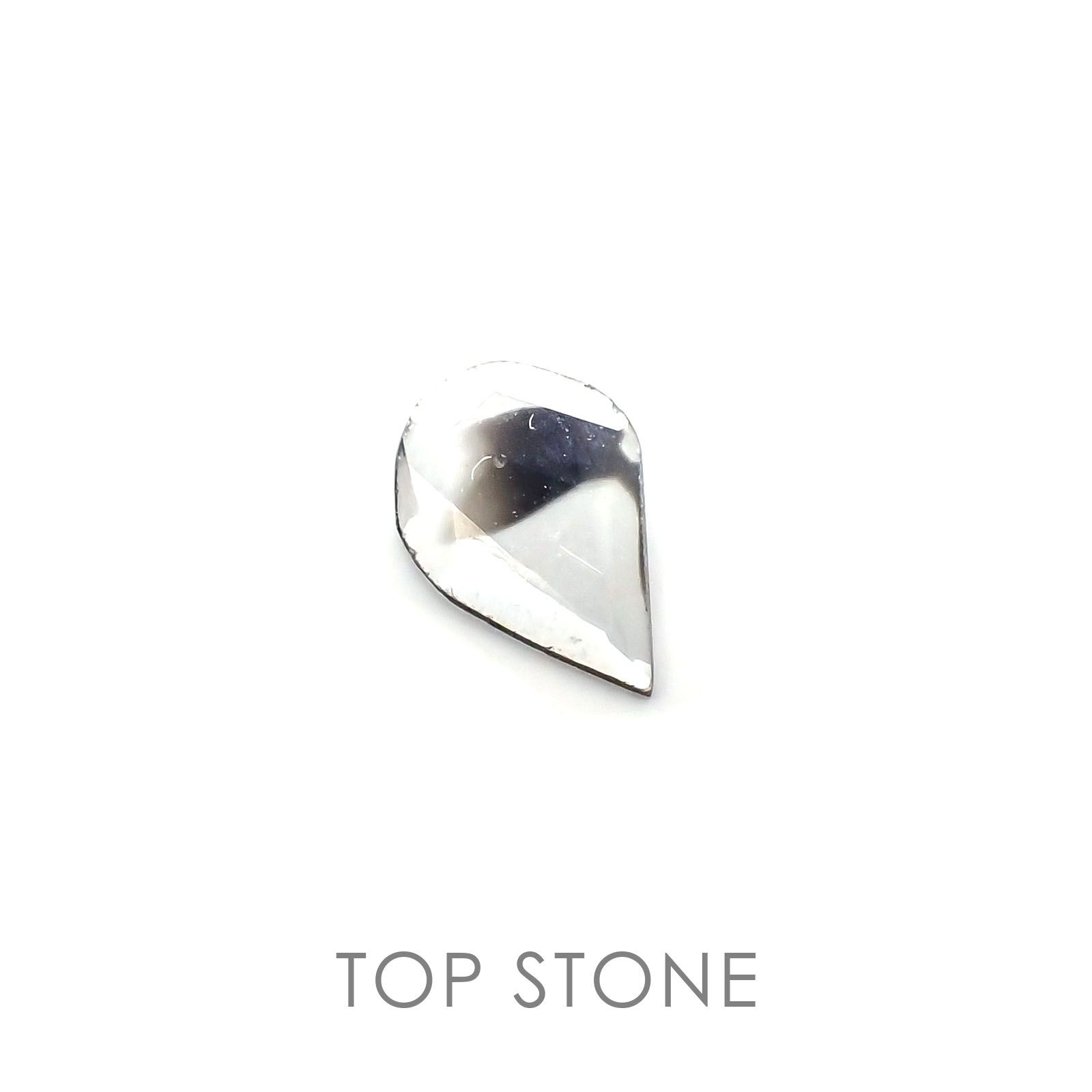 スライスカットダイヤモンド 南アフリカ産 原石・結晶 0.13ct[20106573]7×4.8mm前後