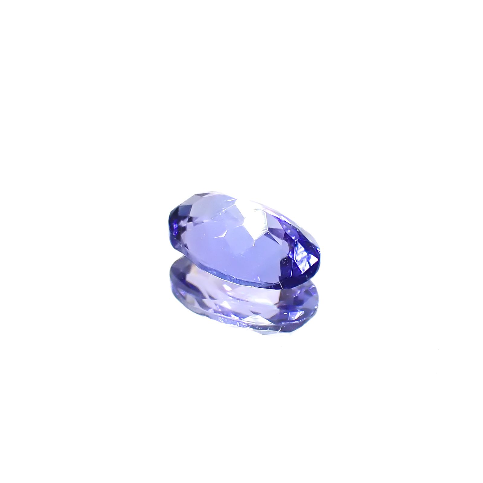 タンザナイト(宝石名タンザナイト)タンザニア産 0.48ct 識別済[240628335]6.1x4.1mm前後