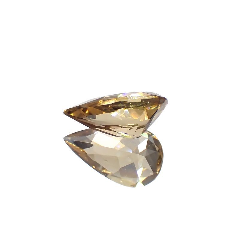 マグネシオアキシナイト(宝石名マグネシオ・アキシナイト)パキスタン産 1.133ct ソ付(彩珠)[221119036]9.4x5.5mm前後