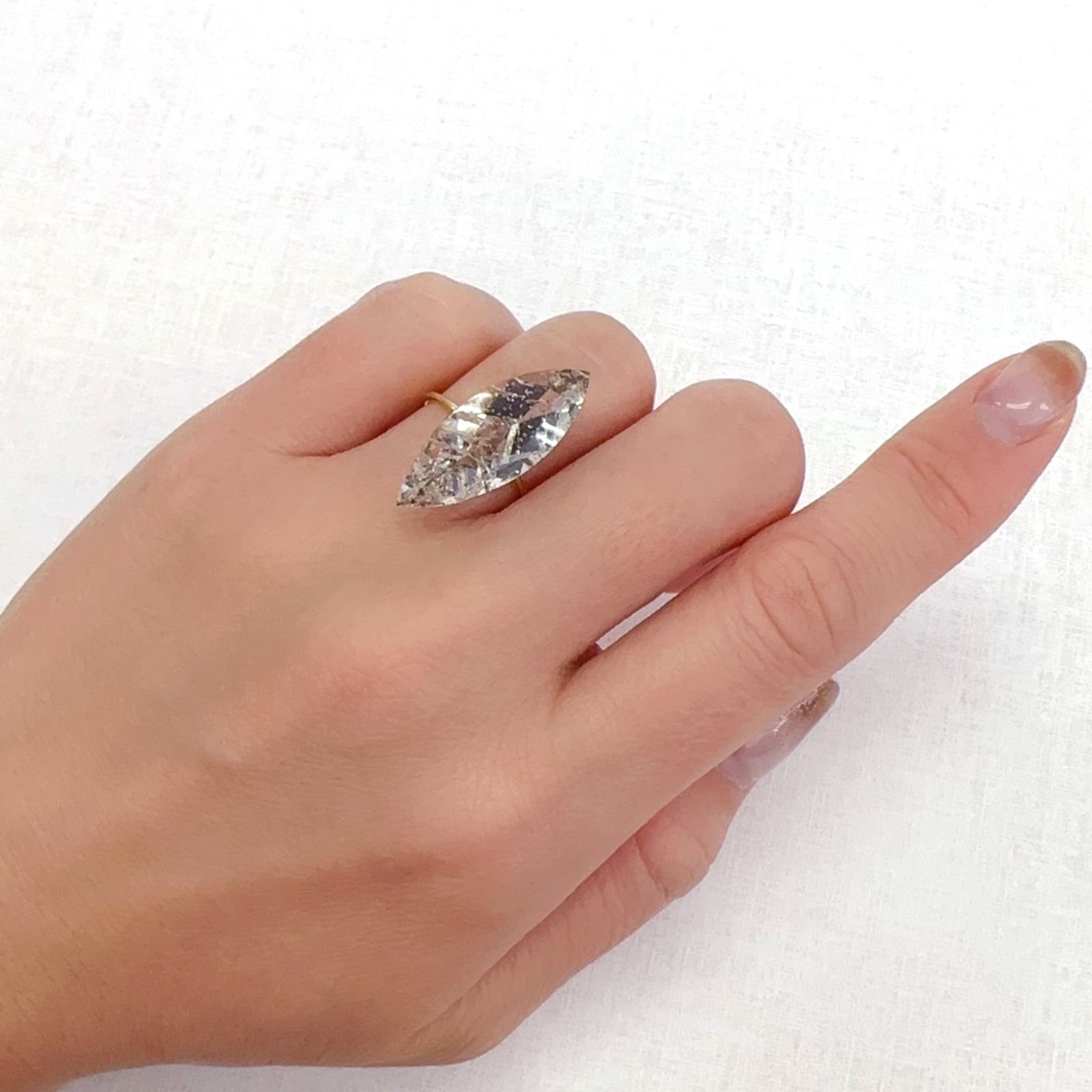 ティンカーベルクォーツ ブラジル産 7.47ct[230923483]25.5x9.6mm前後