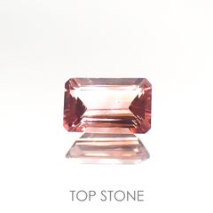バイカラートルマリン(宝石名バイカラー・トルマリン) ブラジル/アフリカ産 0.70ct 識別済[211013563]6.8×4.3mm前後