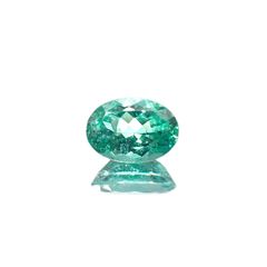 パライバトルマリン(宝石名トルマリン/別名パライバ・トルマリン) ブラジル産 1.65ct GIA鑑付[19110905]9.0×6.3mm前後