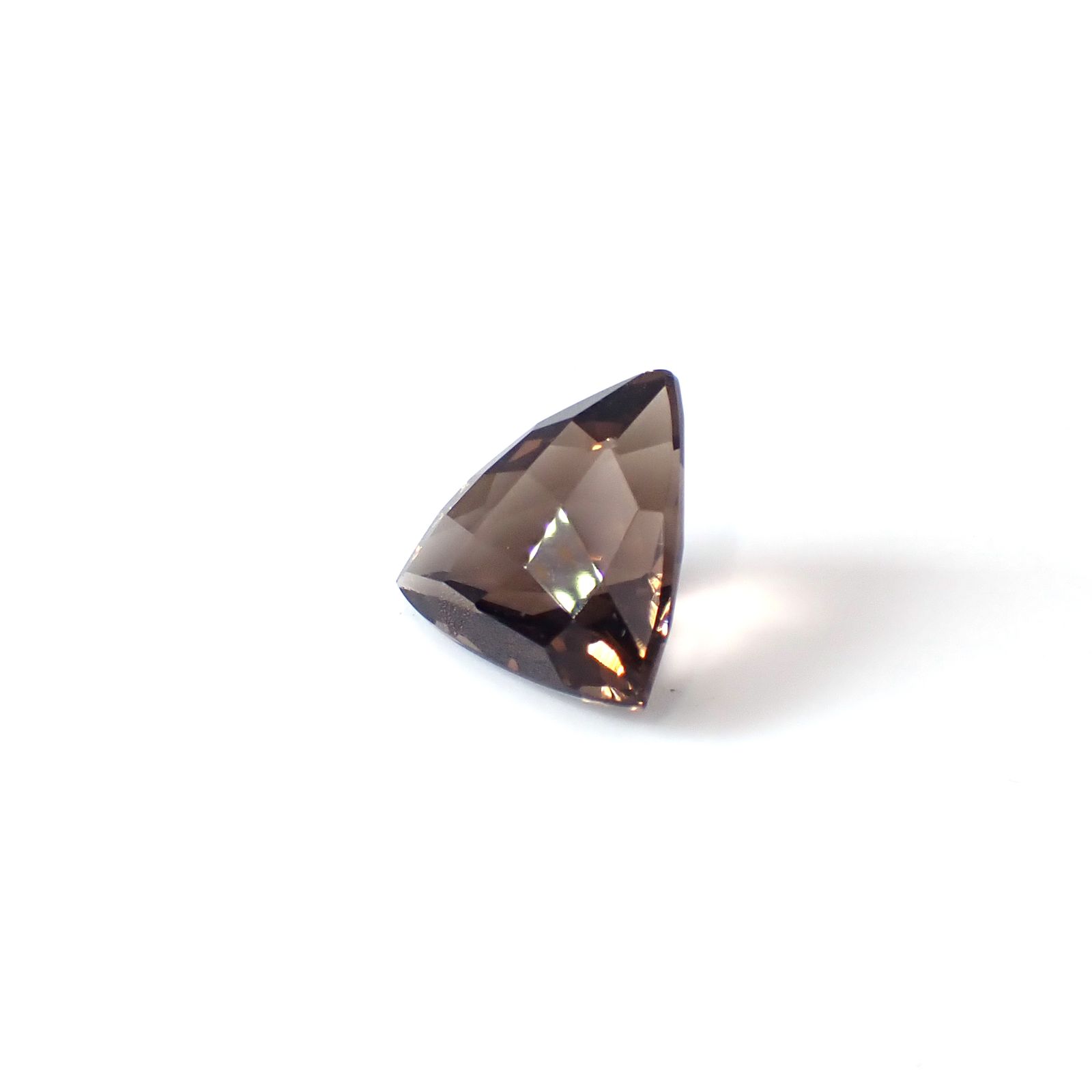 スモーキークォーツ ブラジル産 4.78ct / 12x12.4mm前後 [251031254]