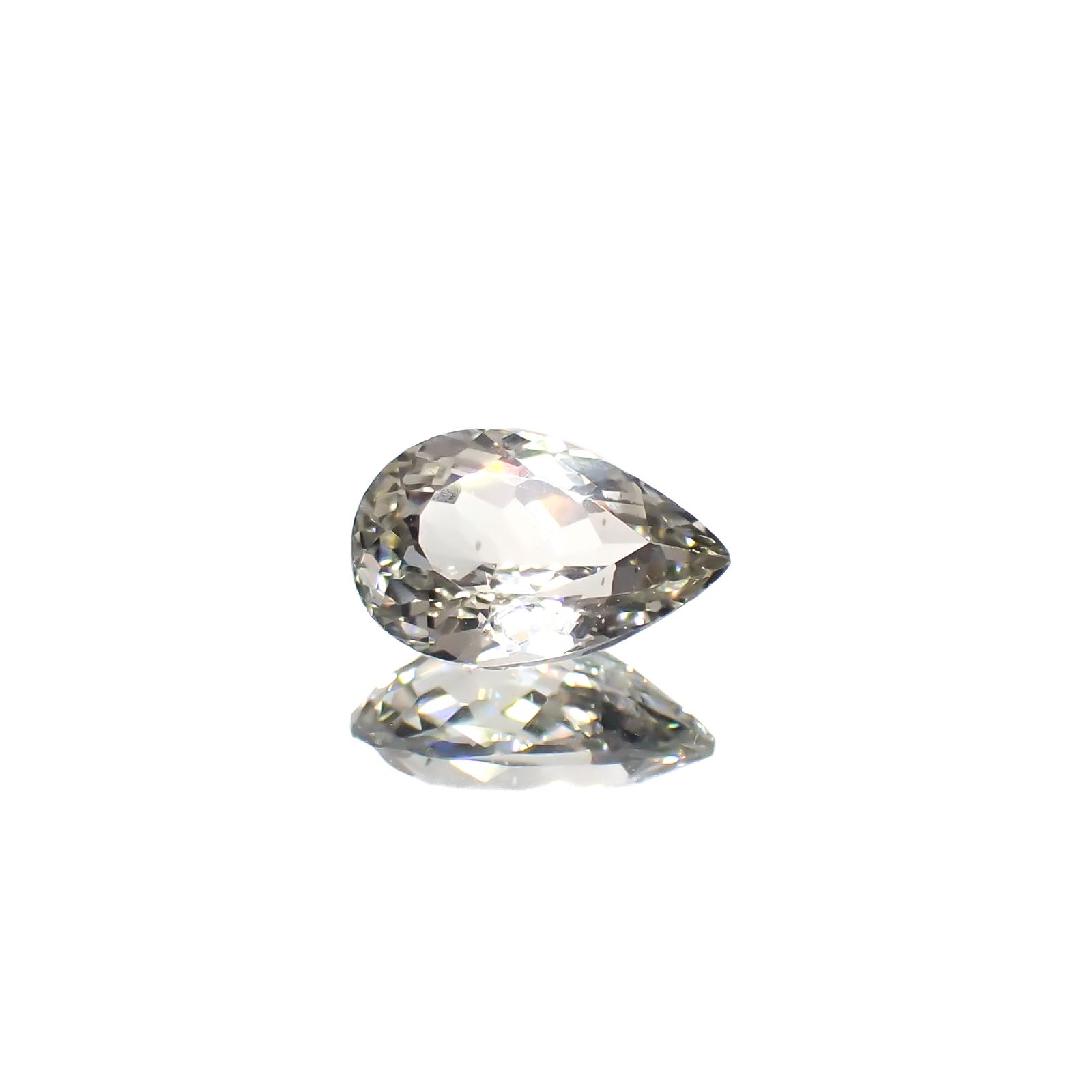 シルバーアパタイト フルオレッセンス アフリカ産 1.27ct[240928962]8.8x5.7mm前後