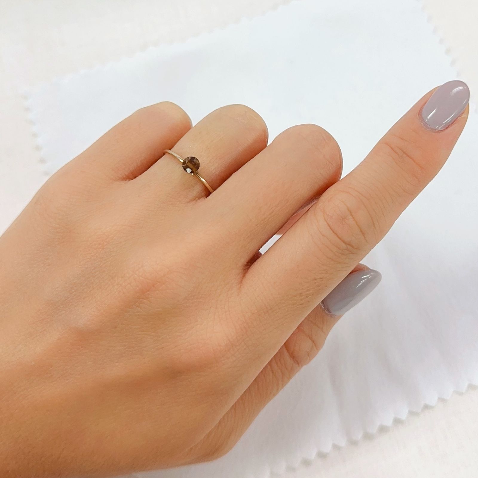 レインボーガーネット 日本・奈良県産 0.31ct[230923308]4x4mm前後