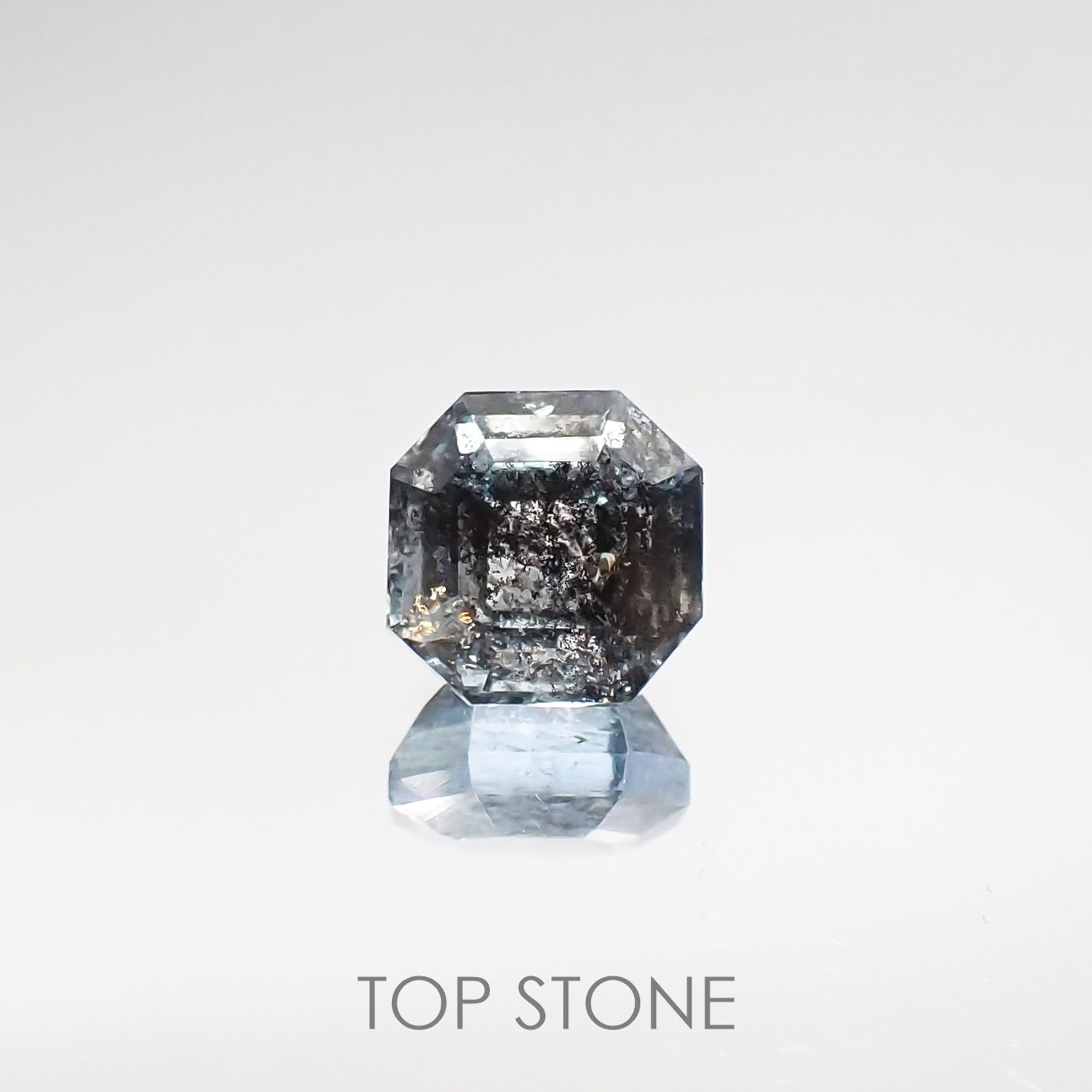 ◇カスタムカット◇アベンチュリンアクアマリン ブラジル産 ルース 1.88ct[210712982]7.1×7mm前後