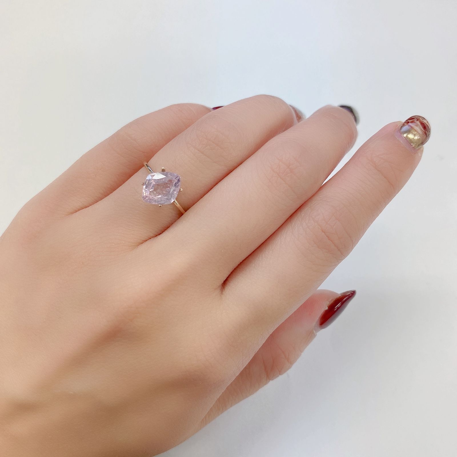 ◇フリーフォーム◇ピンクターフェアイト(宝石名ピンク・ターフェアイト) スリランカ産 2.292ct ソ付[210310349]9.9×7.9mm前後