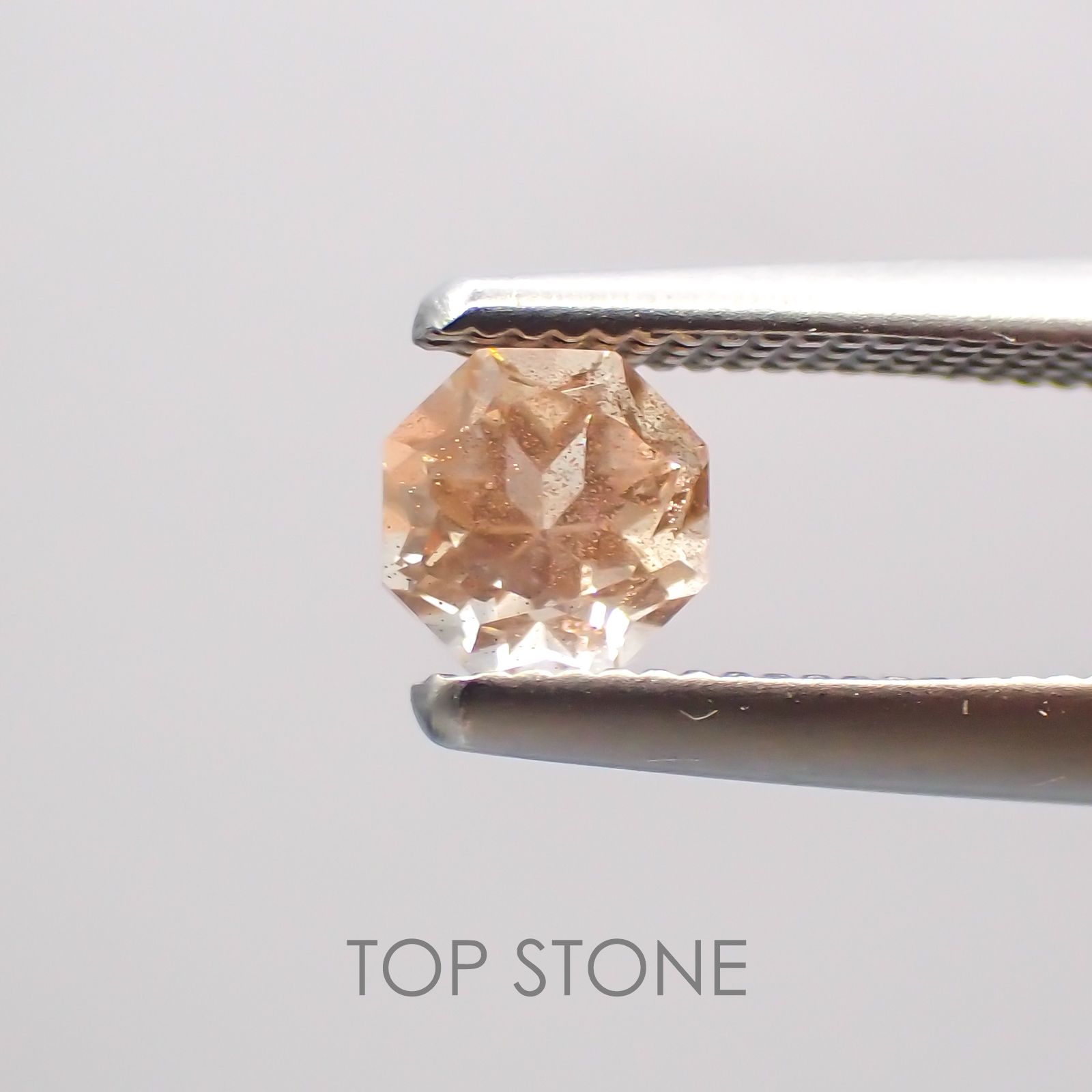 ◇オクタゴンカット◇オレゴンサンストーンSA  アメリカ産 ルース 0.33ct[210210046]4×4mm前後