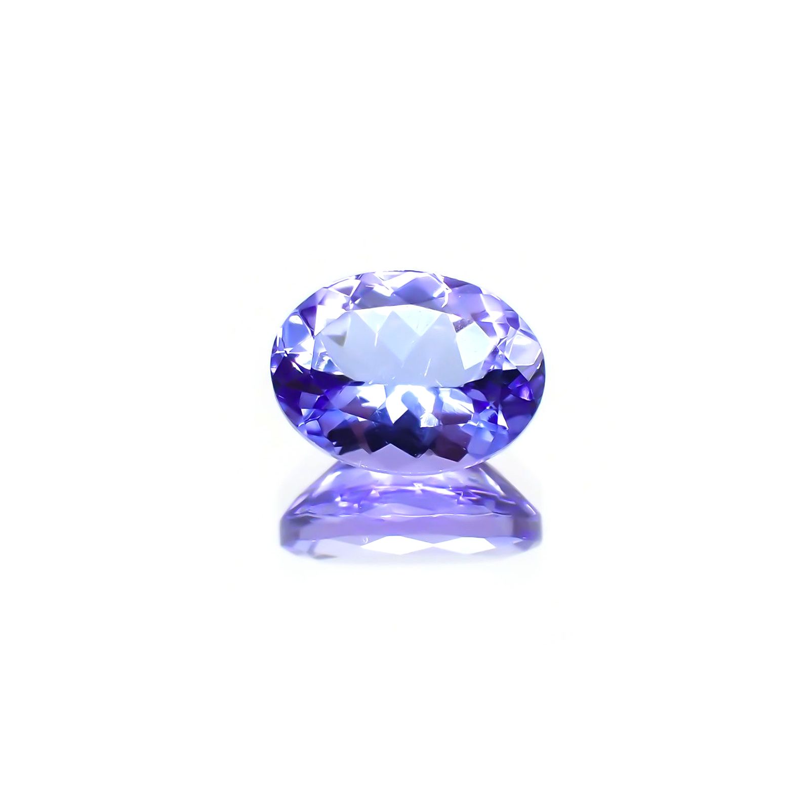 タンザナイト(宝石名タンザナイト) タンザニア産 0.87ct 識別済[210610068]6.9×5.2mm前後