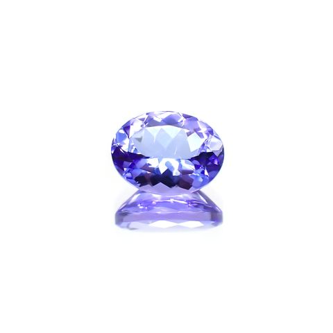 タンザナイト(宝石名タンザナイト) タンザニア産 0.87ct 識別済[210610068]6.9×5.2mm前後
