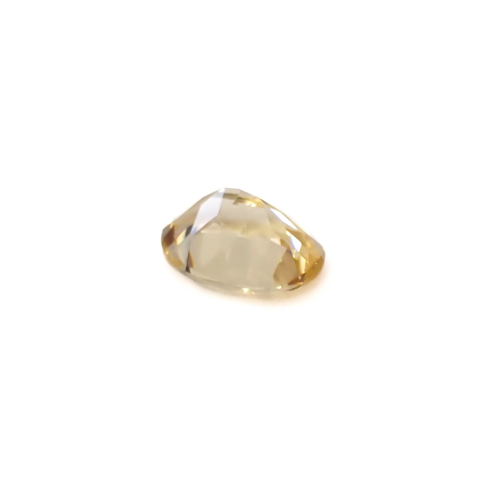 イエローベリル(宝石名イエロー・ベリル)ブラジル産 1.00ct 識別済[250329988]7.8x5.9mm前後