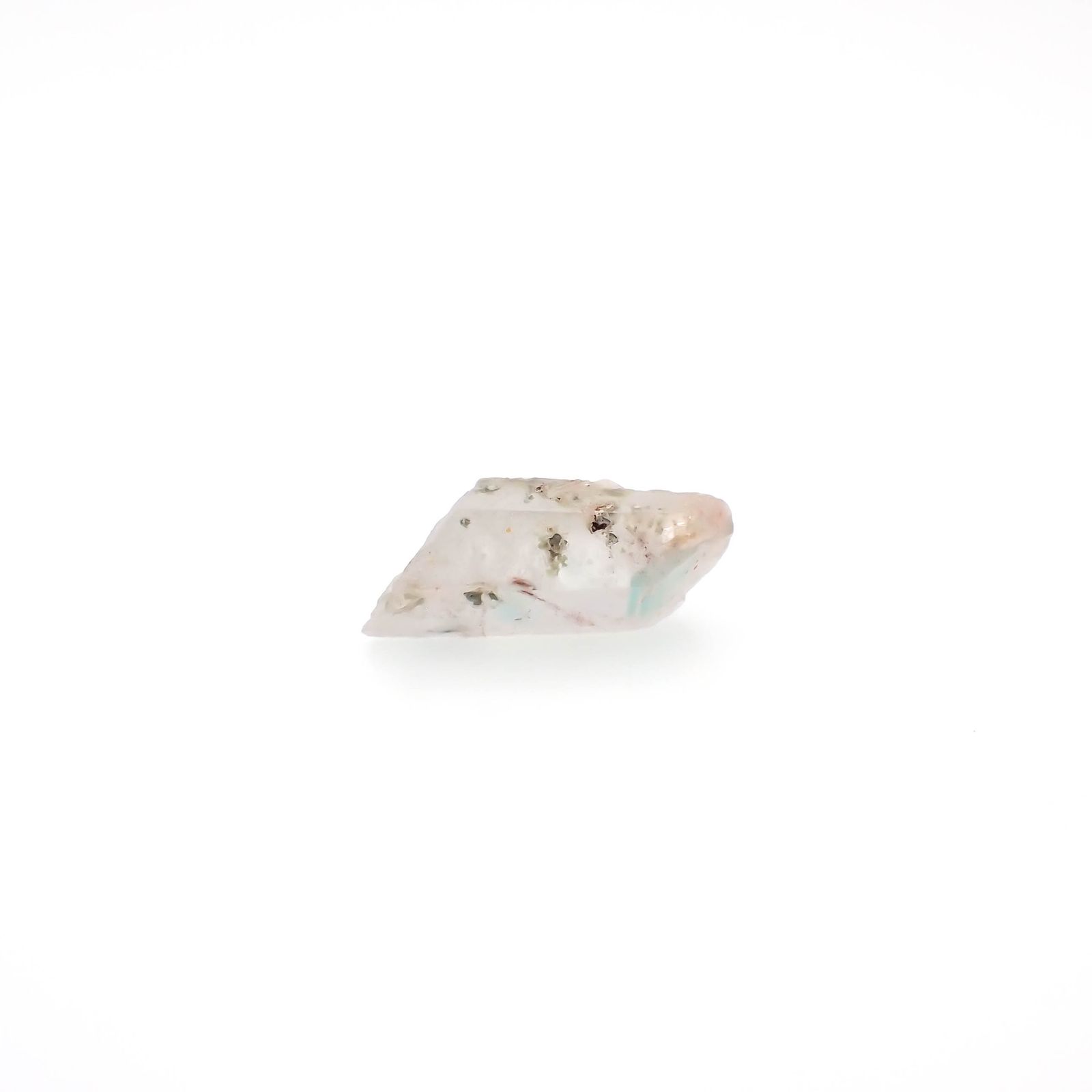 アホイト 原石(宝石名アホイト イン クォーツ)南アフリカ・メッシーナ鉱山産 9.10ct 識別済[230522036]22x9mm前後