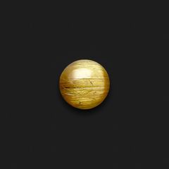 ルチルクオーツキャッツアイ ブラジル産 2.24ct[240427338]7.9x7.9mm前後