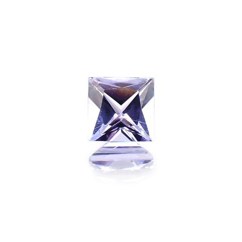 ◇プリンセスカット◇タンザナイト(宝石名タンザナイト)タンザニア産 0.46ct 識別済[230723011]4.5x4.5mm前後