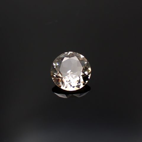 含バリウム・サニディン(宝石名サニディン)ドイツ産 1.66ct 識別済[231224972]8.4x8.4mm前後