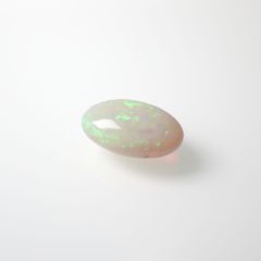 オパール(宝石名ホワイト・オパール)オーストラリア産 9.504ct ソ付(彩珠)[221018916]18.4x11.4mm前後